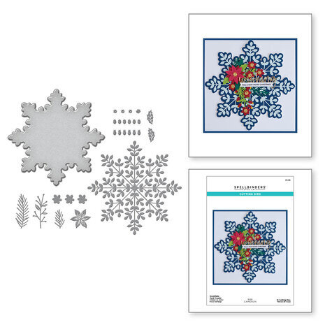 Spellbinders Bibi's Snowflakes Snowflake Card Creator Dies (S7-236) Spellbinders Bibi's Snowflakes Snowflake Card Creator Dies (S7-236)
