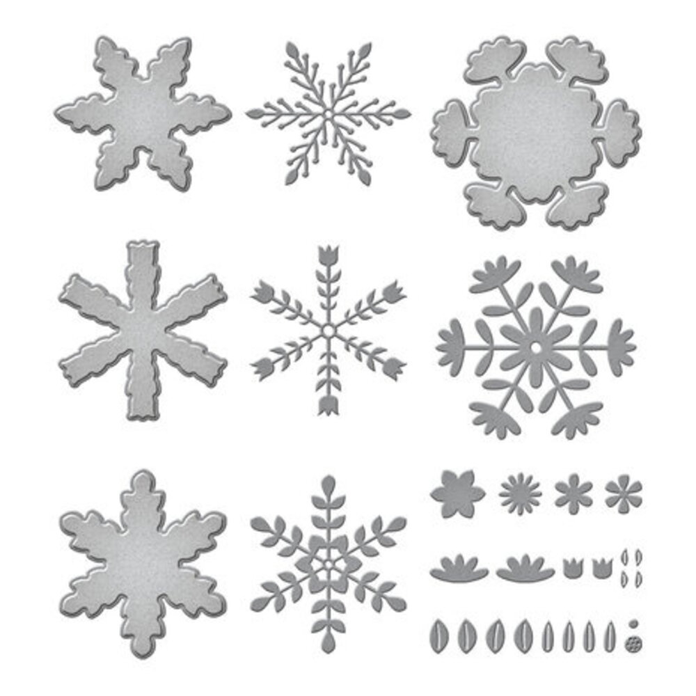 Spellbinders Bibi's Snowflakes Delicate Snowflakes Dies (S5-594) Spellbinders Bibi's Snowflakes Delicate Snowflakes Dies (S5-594)