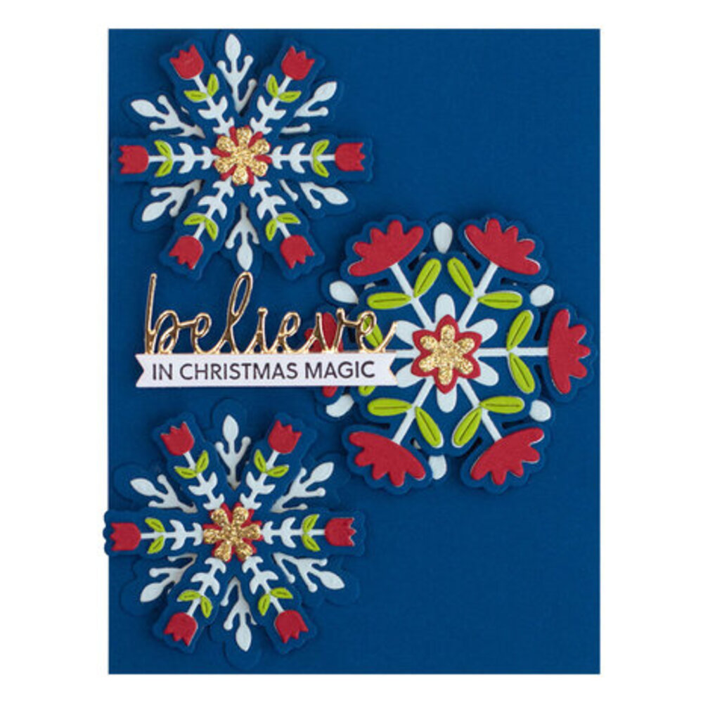 Spellbinders Bibi's Snowflakes Delicate Snowflakes Dies (S5-594) Spellbinders Bibi's Snowflakes Delicate Snowflakes Dies (S5-594)