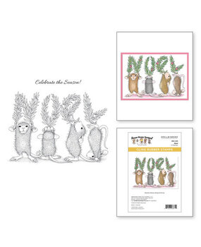 Spellbinders House-Mouse Designs Noel Cling Rubber Stamp (RSC-013) Spellbinders House-Mouse Designs Noel Cling Rubber Stamp (RSC-013)