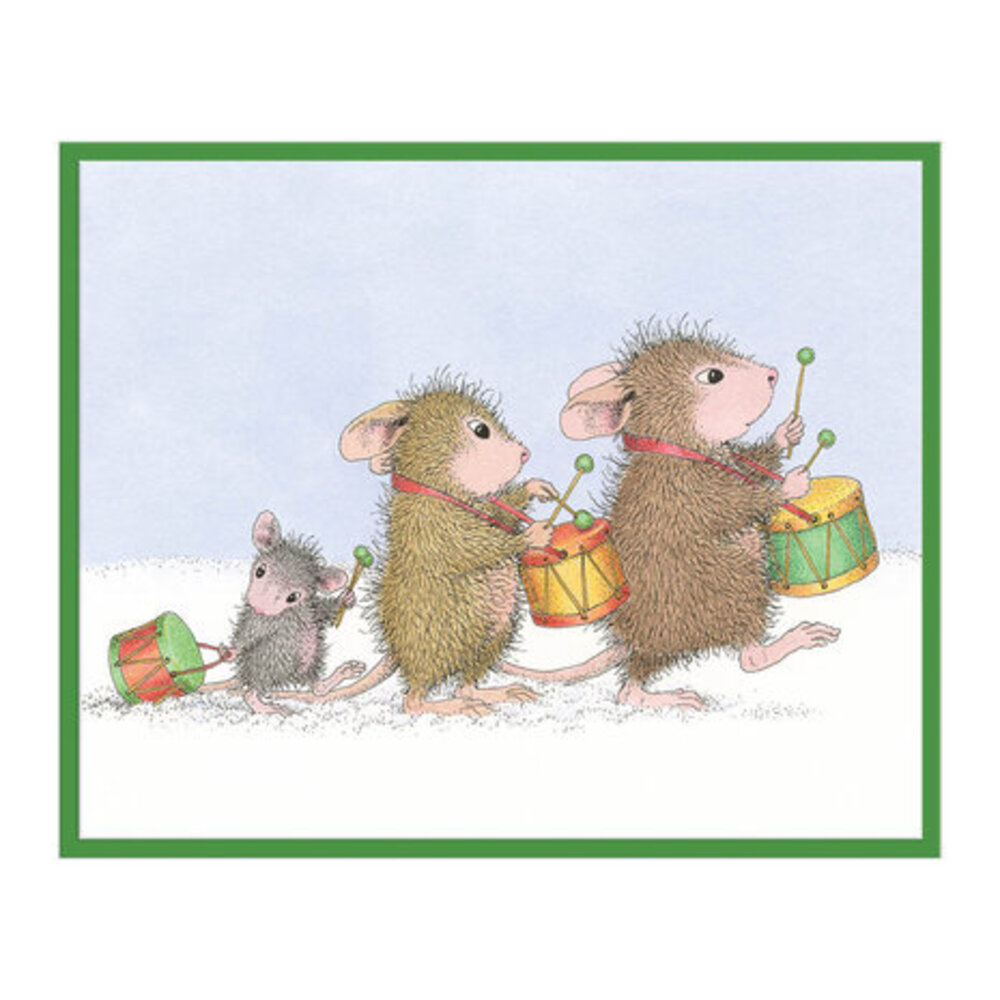 Spellbinders House-Mouse Designs Drummer Mice Cling Rubber Stamp (RSC-014) Spellbinders House-Mouse Designs Drummer Mice Cling Rubber Stamp (RSC-014)