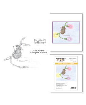 Spellbinders House-Mouse Designs Merry & Bright Cling Rubber Stamp (RSC-015) Spellbinders House-Mouse Designs Merry & Bright Cling Rubber Stamp (RSC-015)