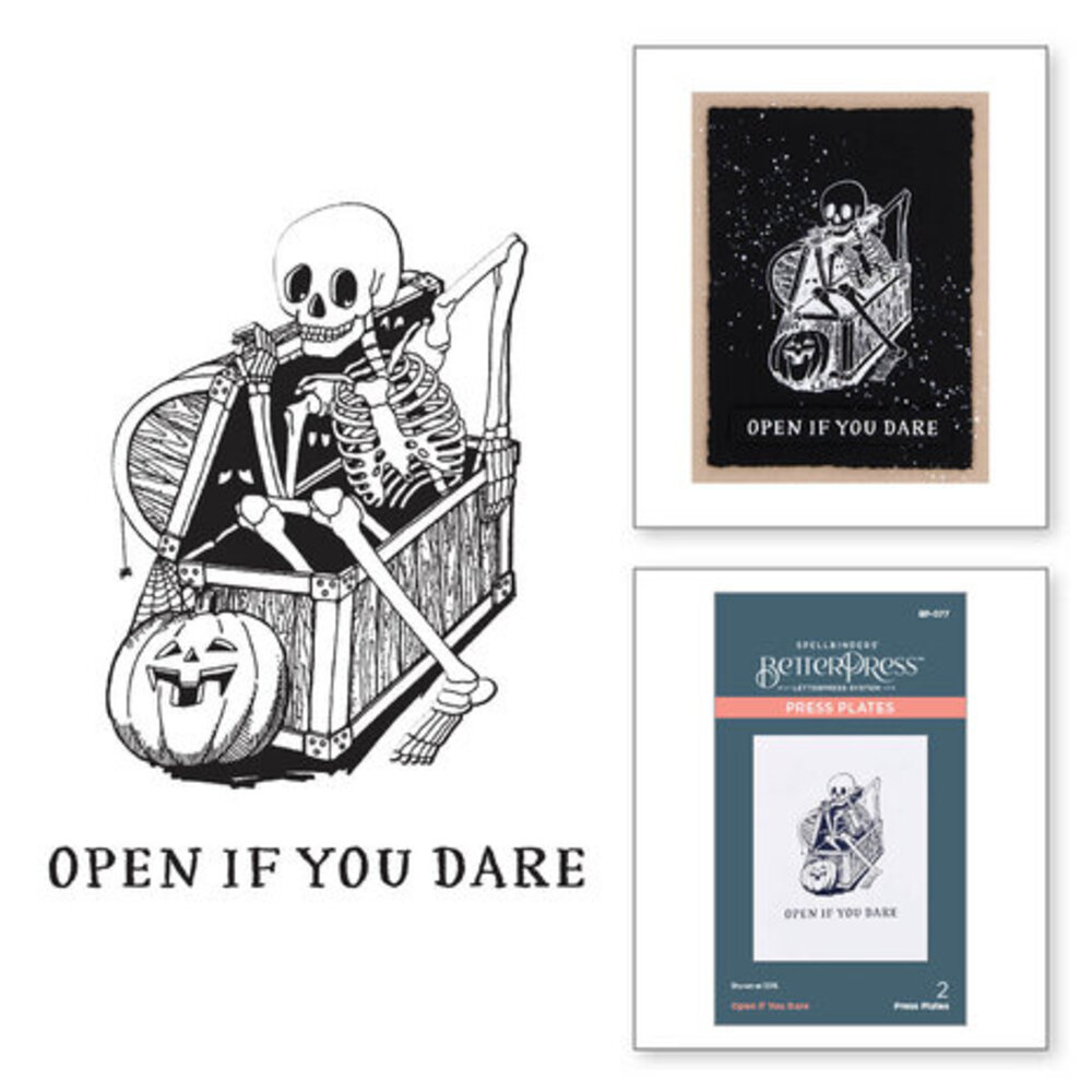 Spellbinders Open if You Dare Press Plates (BP-077) Spellbinders Open if You Dare Press Plates (BP-077)