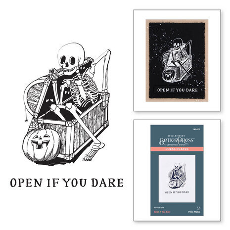 Spellbinders Open if You Dare Press Plates (BP-077) Spellbinders Open if You Dare Press Plates (BP-077)