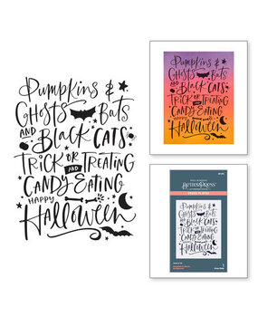 Spellbinders Pumpkins & Ghosts Background Press Plates (BP-078) Spellbinders Pumpkins & Ghosts Background Press Plates (BP-078)