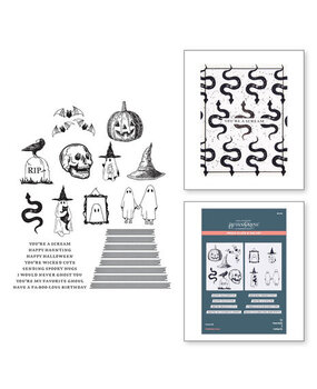 Spellbinders Halloween Icons Press Plate & Die Set (BP-079)