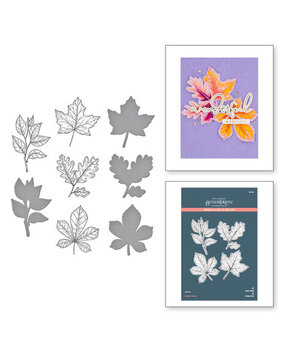 Spellbinders Autumn Leaves Press Plate & Die Set (BP-082)