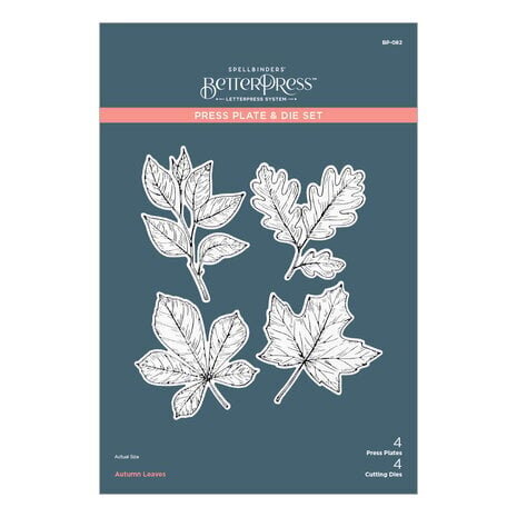 Spellbinders Autumn Leaves Press Plate & Die Set (BP-082)