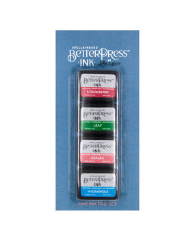 Spellbinders BetterPress Mini Ink Pad Set Flower Garden (BPI-012)