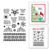Stampendous! Gnome Hugs Sentiments Clear Stamps (STP-204)