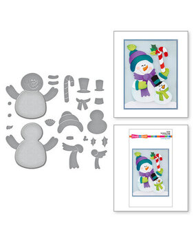 Stampendous! Snowman Hugs Dies (S5-592) Stampendous! Snowman Hugs Dies (S5-592)