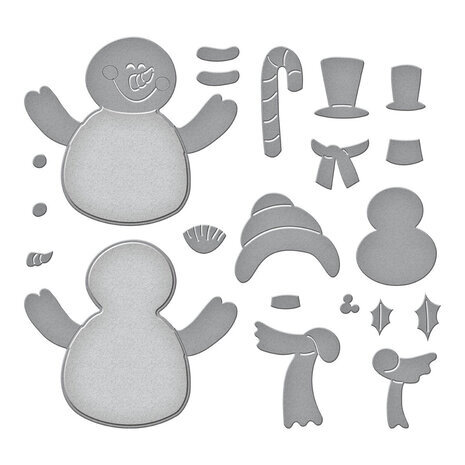 Stampendous! Snowman Hugs Dies (S5-592) Stampendous! Snowman Hugs Dies (S5-592)