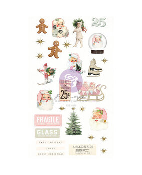 Prima Marketing Inc Christmas Market Puffy Stickers Magical (980832) Prima Marketing Inc Christmas Market Puffy Stickers Magical (980832)