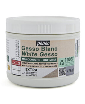 Pebeo White Gesso One Coat 475ml (818615) Pebeo White Gesso One Coat 475ml (818615)