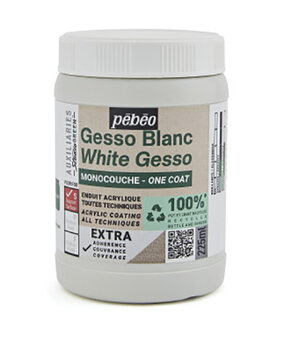 Pebeo White Gesso One Coat 225ml (818613) Pebeo White Gesso One Coat 225ml (818613)