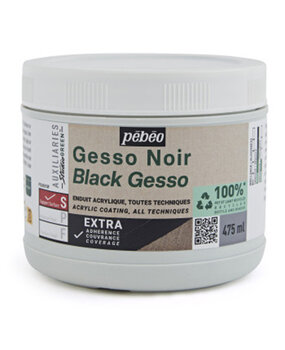 Pebeo Black Gesso 475ml (818625)