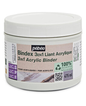 Pebeo Bindex 3-in-1 Acrylic Binder 475ml (818635) Pebeo Bindex 3-in-1 Acrylic Binder 475ml (818635)