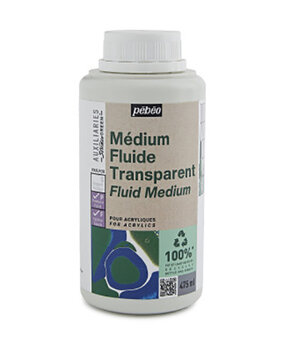 Pebeo Transparent Fluid Medium 475ml (818655) Pebeo Transparent Fluid Medium 475ml (818655)