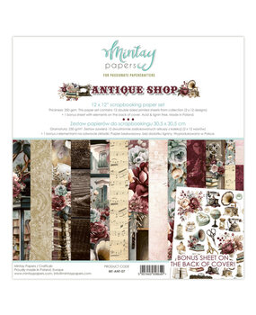 Mintay Antique Shop 12x12 Inch Scrapbooking Paper Set (MT-ANT-07) Mintay Antique Shop 12x12 Inch Scrapbooking Paper Set (MT-ANT-07)