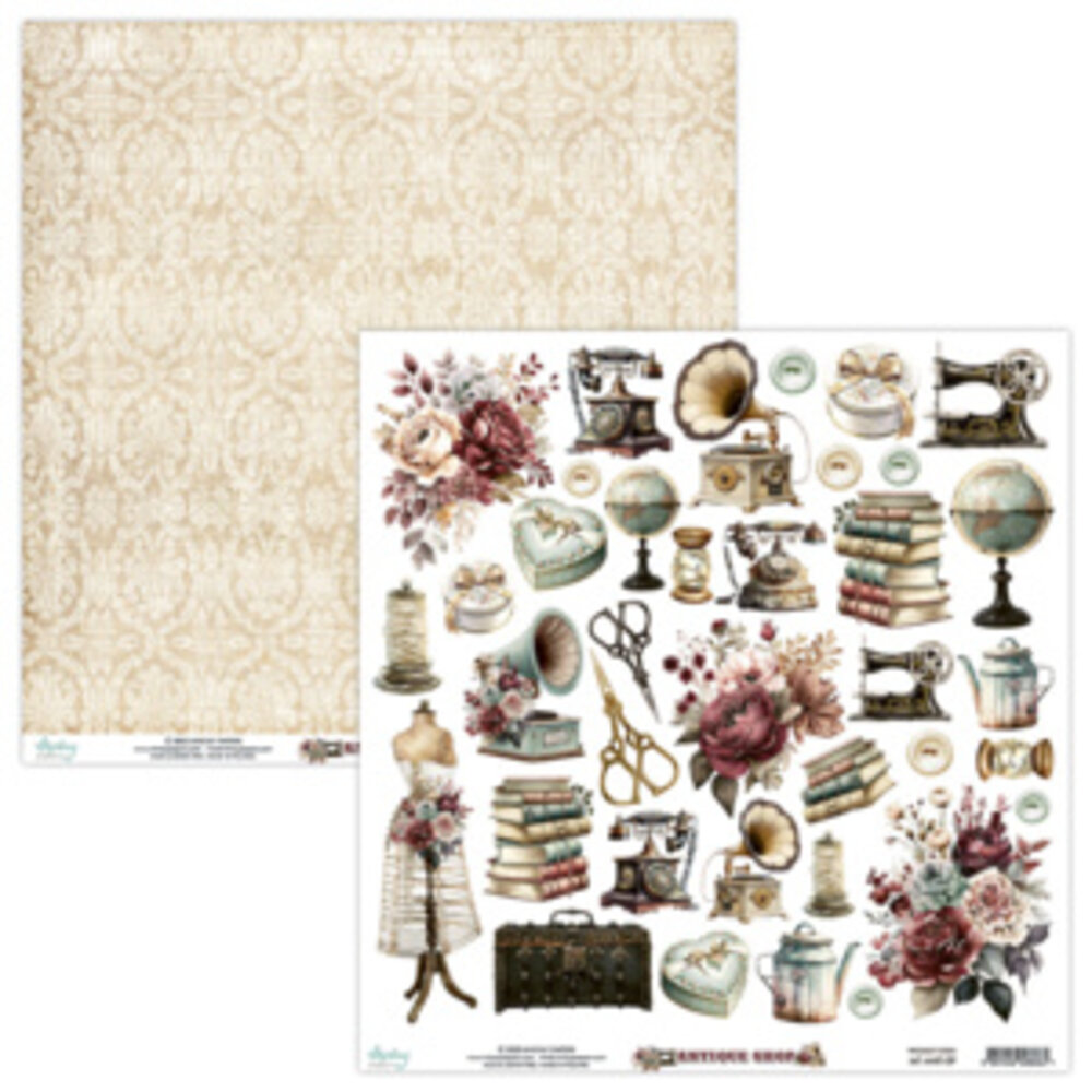 Mintay Antique Shop 6x6 Inch Scrapbooking Paper Pad (MT-ANT-08) Mintay Antique Shop 6x6 Inch Scrapbooking Paper Pad (MT-ANT-08)