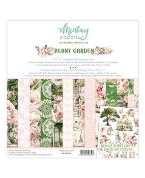 Mintay Peony Garden 12x12 Inch Scrapbooking Paper Set (MT-PEO-07) Mintay Peony Garden 12x12 Inch Scrapbooking Paper Set (MT-PEO-07)