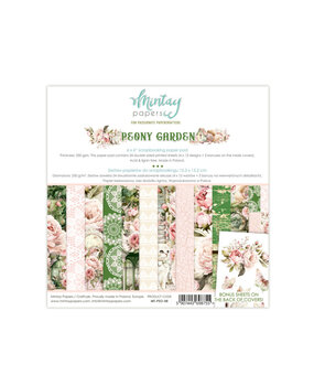 Mintay Peony Garden 6x6 Inch Scrapbooking Paper Pad (MT-PEO-08) Mintay Peony Garden 6x6 Inch Scrapbooking Paper Pad (MT-PEO-08)