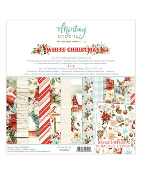 Mintay White Christmas 12x12 Inch Scrapbooking Paper Set (MT-WHC-07) Mintay White Christmas 12x12 Inch Scrapbooking Paper Set (MT-WHC-07)