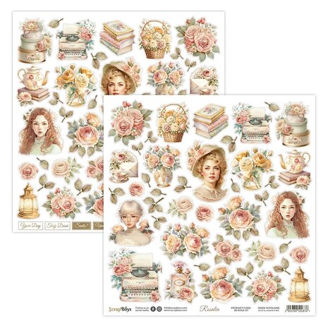 ScrapBoys Rosalia 12x12 Inch Paper Pack (SB-ROSA-08) ScrapBoys Rosalia 12x12 Inch Paper Pack (SB-ROSA-08)