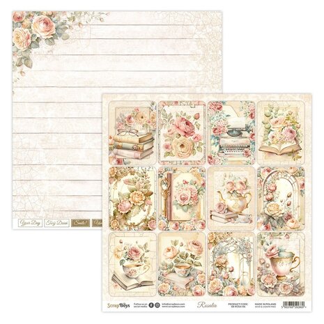 ScrapBoys Rosalia 12x12 Inch Paper Pack (SB-ROSA-08) ScrapBoys Rosalia 12x12 Inch Paper Pack (SB-ROSA-08)