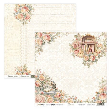 ScrapBoys Rosalia 12x12 Inch Paper Pack (SB-ROSA-08) ScrapBoys Rosalia 12x12 Inch Paper Pack (SB-ROSA-08)