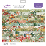 Crafter's Companion Season's Greetings 12x12 Inch Paper Pad (CC-PAD12-SEGR)