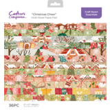 Crafter's Companion Christmas Cheer 12x12 Inch Paper Pad (CC-PAD12-CHCH)