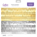 Crafter's Companion Festive Metallics 12x12 Inch Luxury Mirror Card (CC-LMC12-FEMETA)
