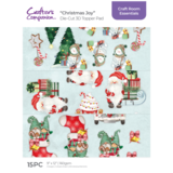 Crafter's Companion Christmas Joy 3D Topper Pad (CC-CRE-DTPAD9-CJOY)