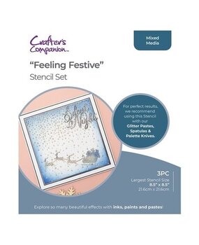 Crafter's Companion Feeling Festive Stencil Set (CC-STEN-FEFE) Crafter's Companion Feeling Festive Stencil Set (CC-STEN-FEFE)