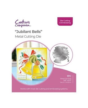 Crafter's Companion Half Create a Card Die Jubilant Bells (GEM-MD-CAD-JUBE)