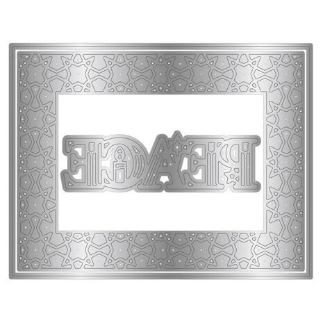 Crafter's Companion Festive Frames & Sentiments Die Peace at Christmas (GEM-MD-ELE-PATC)