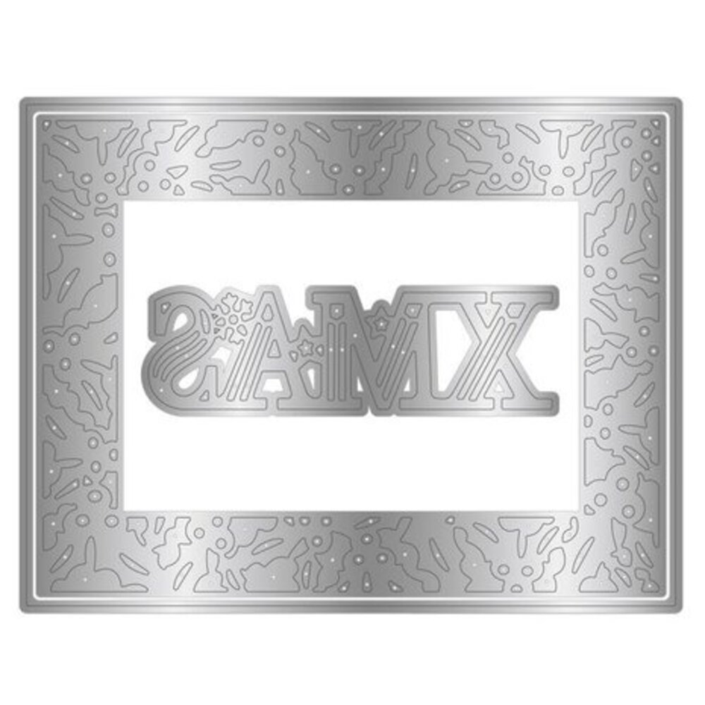 Crafter's Companion Festive Frames & Sentiments Die Happy Xmas (GEM-MD-ELE-HAXM)