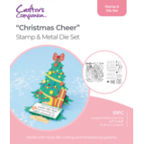 Crafter's Companion Shaped Card Base Stamp & Die Christmas Cheer (GEM-STD-CHRICH)