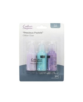 Crafter's Companion Mixed Media Glitter Glue Precious Pastels (CC-MME-GG-PPAS) Crafter's Companion Mixed Media Glitter Glue Precious Pastels (CC-MME-GG-PPAS)
