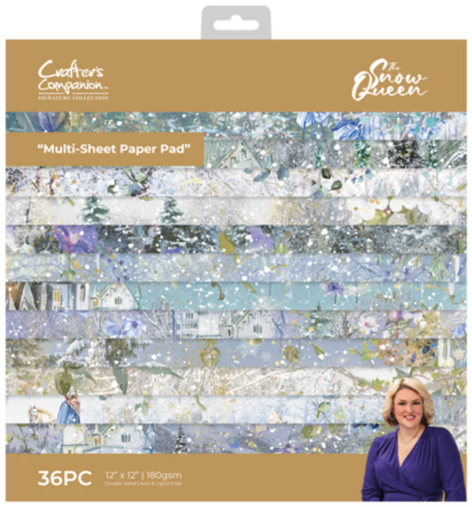 Crafter's Companion The Snow Queen 12x12 Inch Paper Pad (S-SQ-PAD12) Crafter's Companion The Snow Queen 12x12 Inch Paper Pad (S-SQ-PAD12)