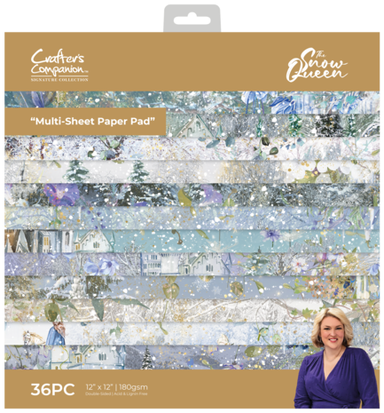 Crafter's Companion The Snow Queen 12x12 Inch Paper Pad (S-SQ-PAD12) Crafter's Companion The Snow Queen 12x12 Inch Paper Pad (S-SQ-PAD12)