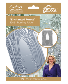 Crafter's Companion The Snow Queen 3D Embossing Folder Enchanted Forest (S-SQ-3D-EF5-ENFO) Crafter's Companion The Snow Queen 3D Embossing Folder Enchanted Forest (S-SQ-3D-EF5-ENFO)