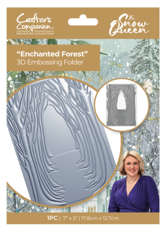 Crafter's Companion The Snow Queen 3D Embossing Folder Enchanted Forest (S-SQ-3D-EF5-ENFO) Crafter's Companion The Snow Queen 3D Embossing Folder Enchanted Forest (S-SQ-3D-EF5-ENFO)
