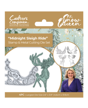 Crafter's Companion The Snow Queen Stamp & Die Midnight Sleigh Ride (S-SQ-STD-MSLR) Crafter's Companion The Snow Queen Stamp & Die Midnight Sleigh Ride (S-SQ-STD-MSLR)