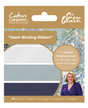 Crafter's Companion The Snow Queen Seam Binding Ribbon (S-SQ-SBRIB) Crafter's Companion The Snow Queen Seam Binding Ribbon (S-SQ-SBRIB)