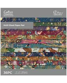 Crafter's Companion Twelve Days of Christmas 6x6 Inch Paper Pad (TDC-PAD6)