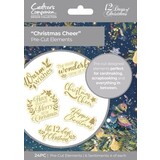 Crafter's Companion Twelve Days of Christmas Pre-cut Elements Christmas Cheer (TDC-QPCE-CHCH)