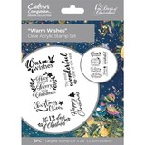 Crafter's Companion Twelve Days of Christmas Clear Stamp Warm Wishes (TDC-CA-ST-WW)