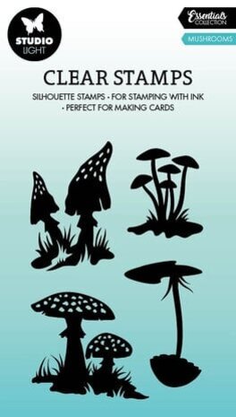 Studio Light Essentials Clear Stamp Mushrooms (SL-ES-STAMP495)